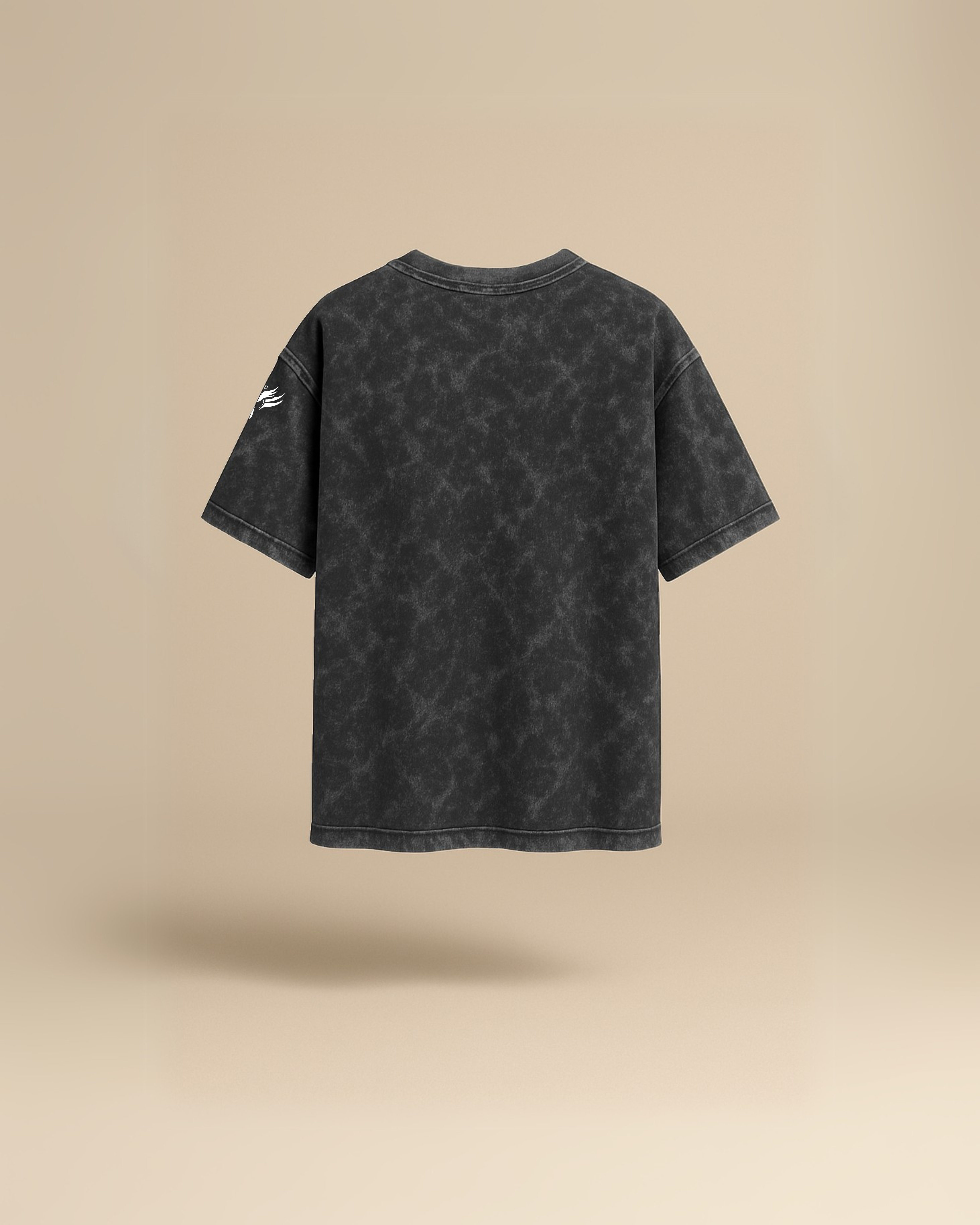 Acid Wash T-shirt Black - Deity Fashions