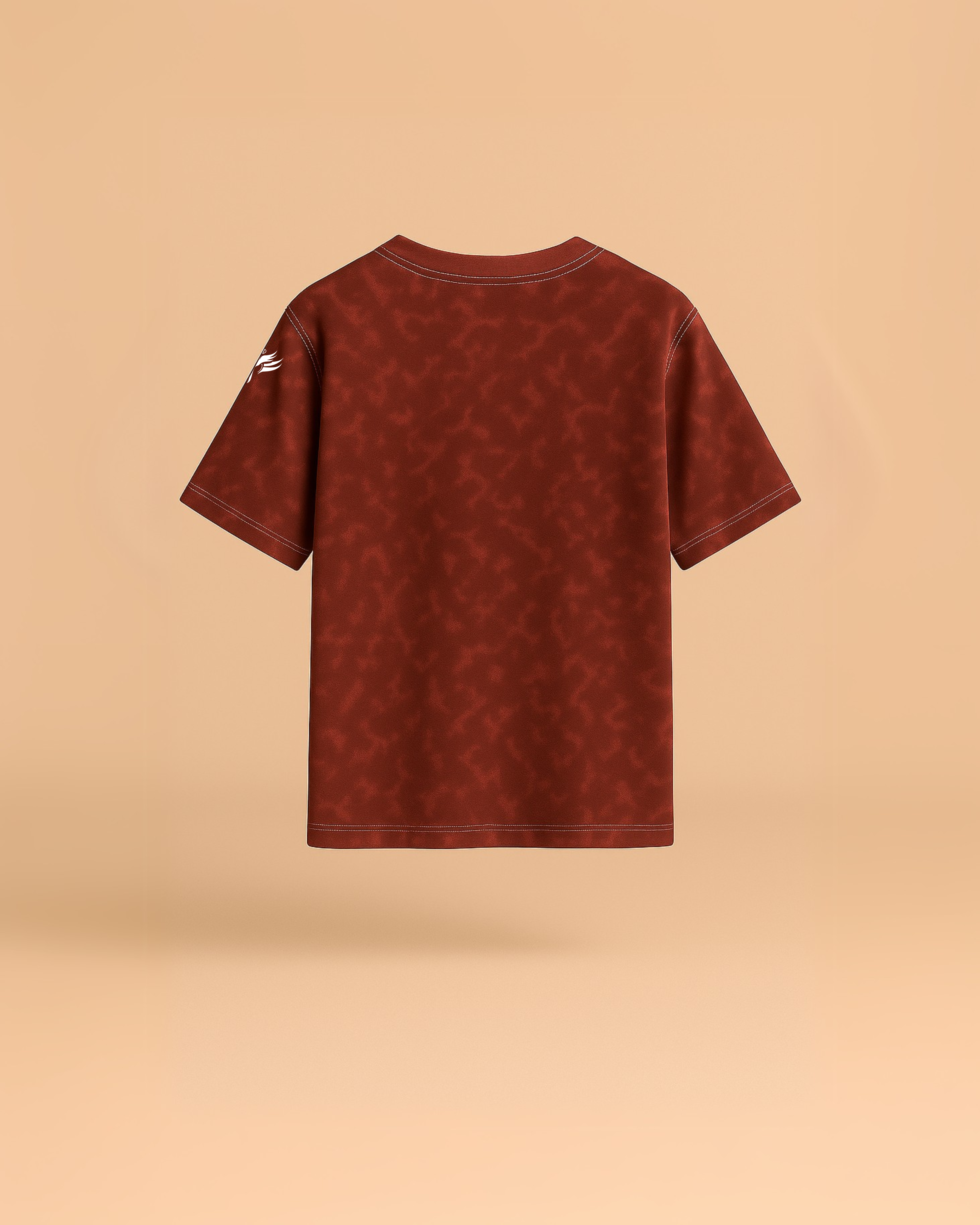 Acid Wash T-shirt Maroon - Deity Fashions