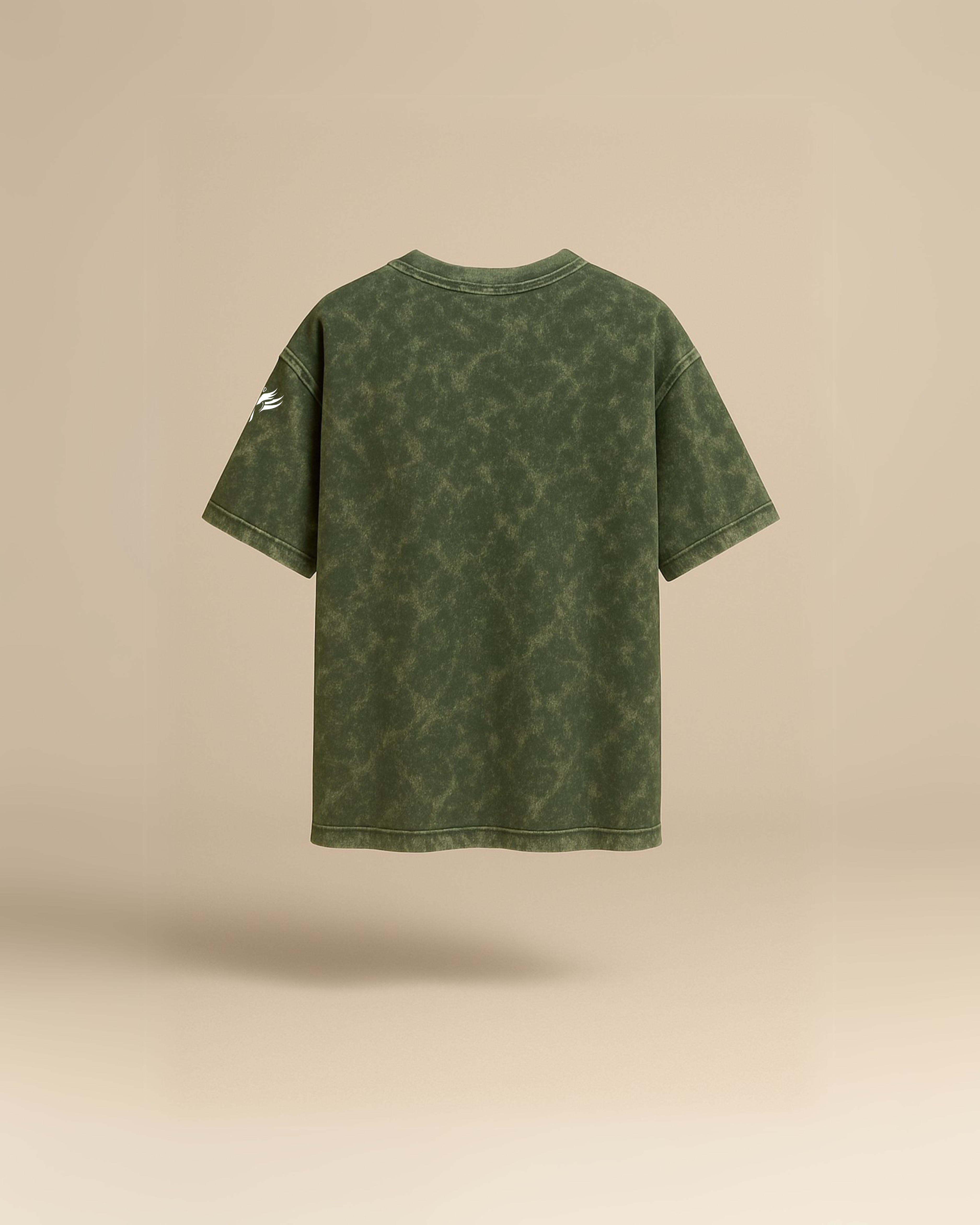 Acid Wash T-shirt Olive Green - Deity Fashions