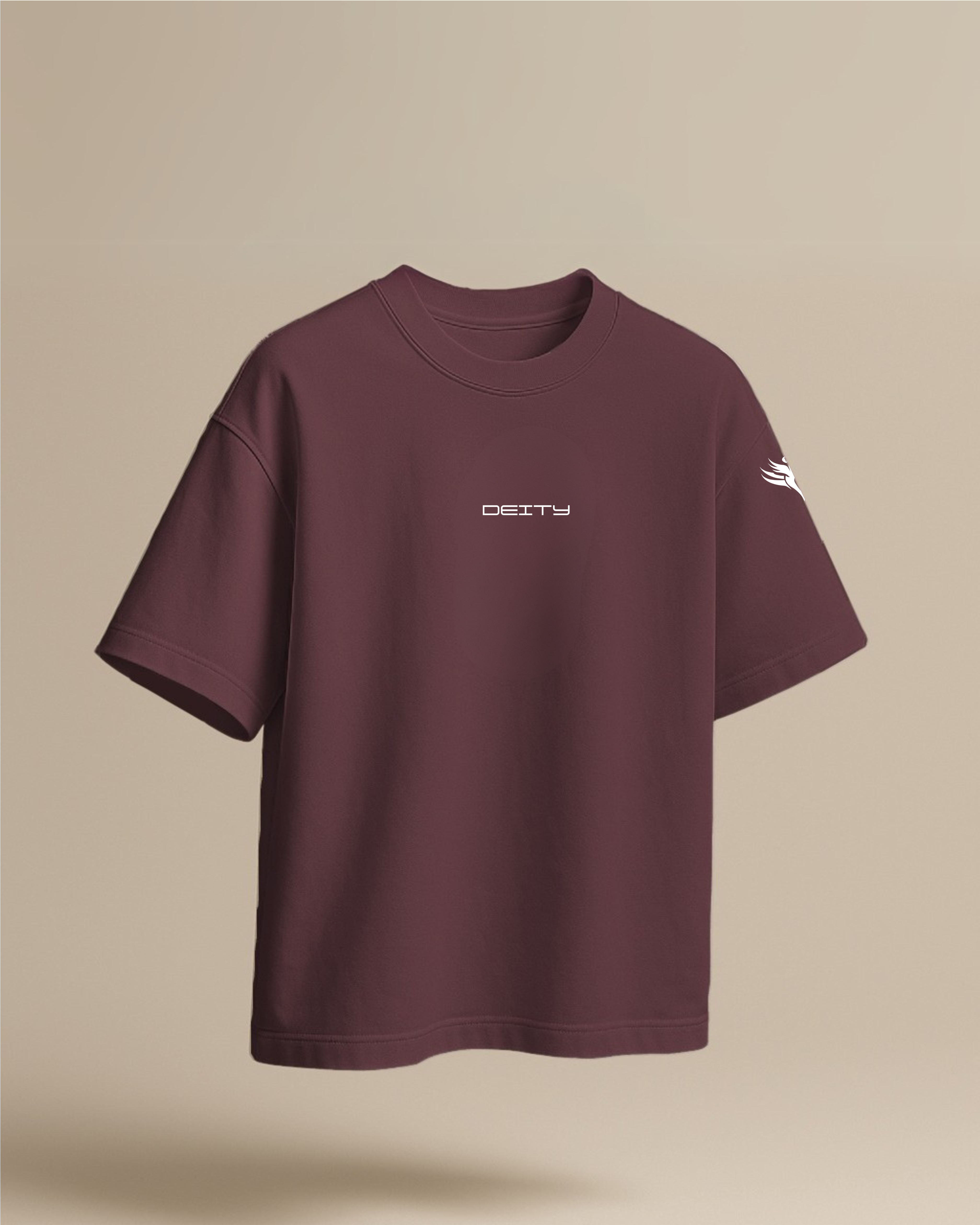 Oversized Blank Maroon - Deity Fashions