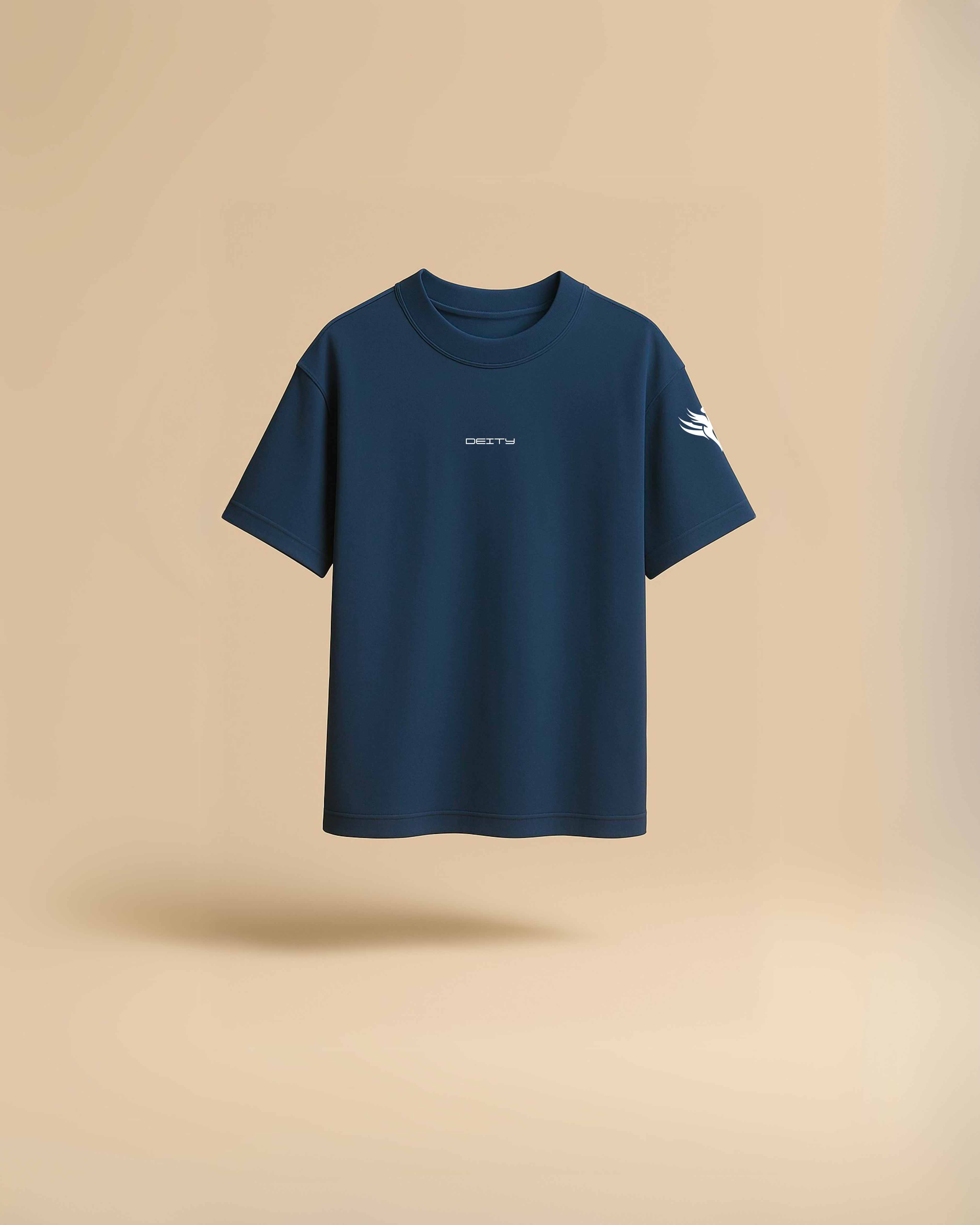 Oversized Tee Navy Blue - Deity Fashions